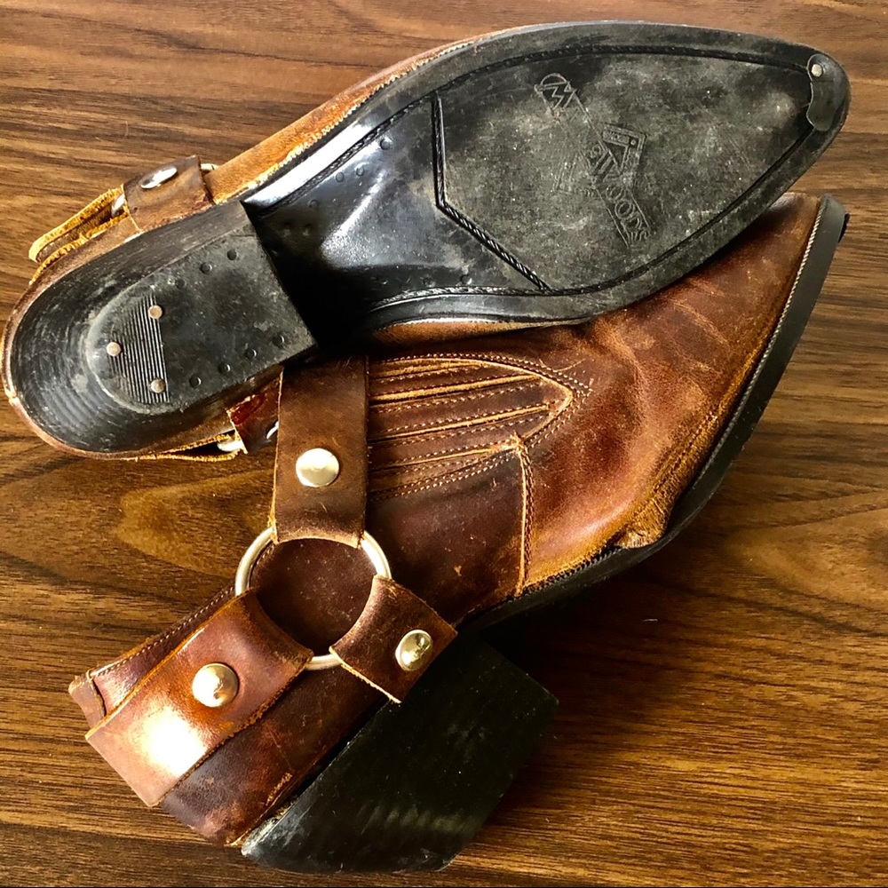 RARE Vintage Maine Woods Leather Booties